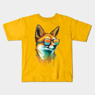 The cool fox Kids T-Shirt